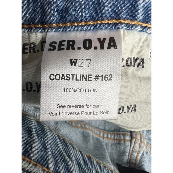 SER.O.YA Matilda Maxi Skirt Size 27 100% Cotton Non Strech Denim - Picture 12 of 12